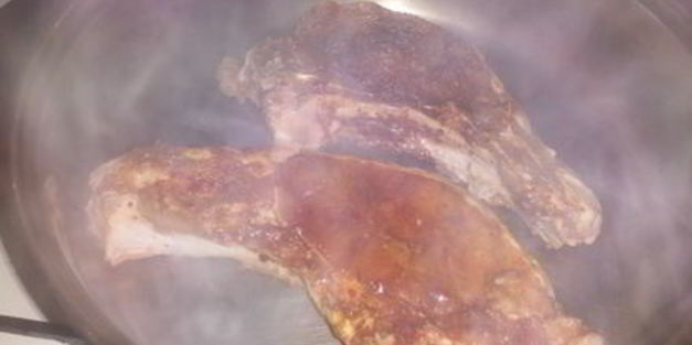 рисовая лапша с овощами и мясом