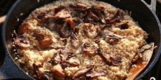 ризотто с белыми грибами