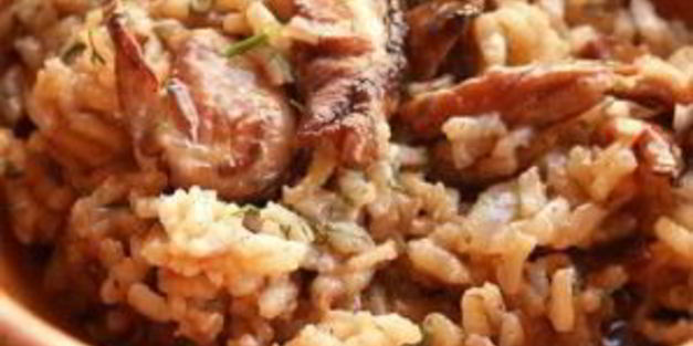 ризотто с белыми грибами