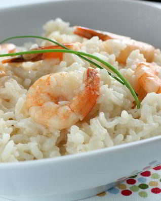 Ризотто с креветками
