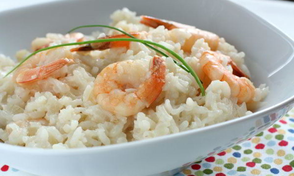 Рецепт ризотто с креветками