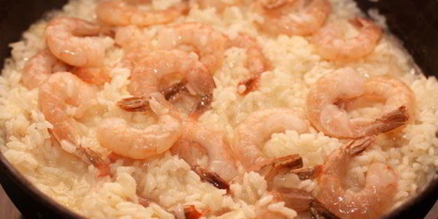 ризотто с креветками