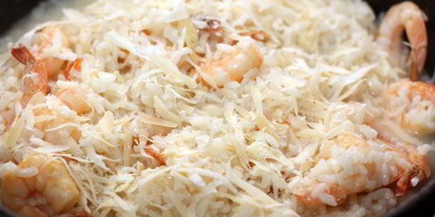 ризотто с креветками