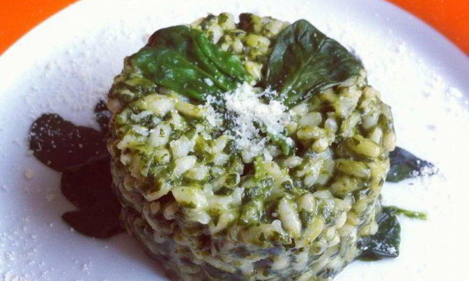 Рецепт ризотто со шпинатом