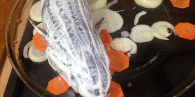 белый амур запеченный в духовке фаршированный