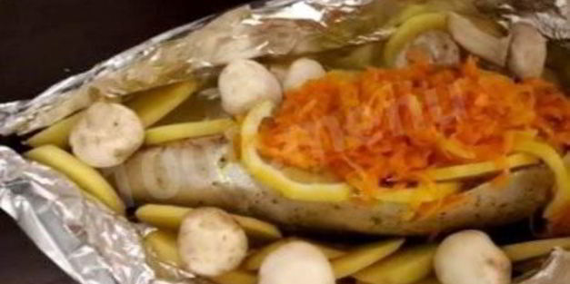 фаршированная скумбрия запеченная в духовке