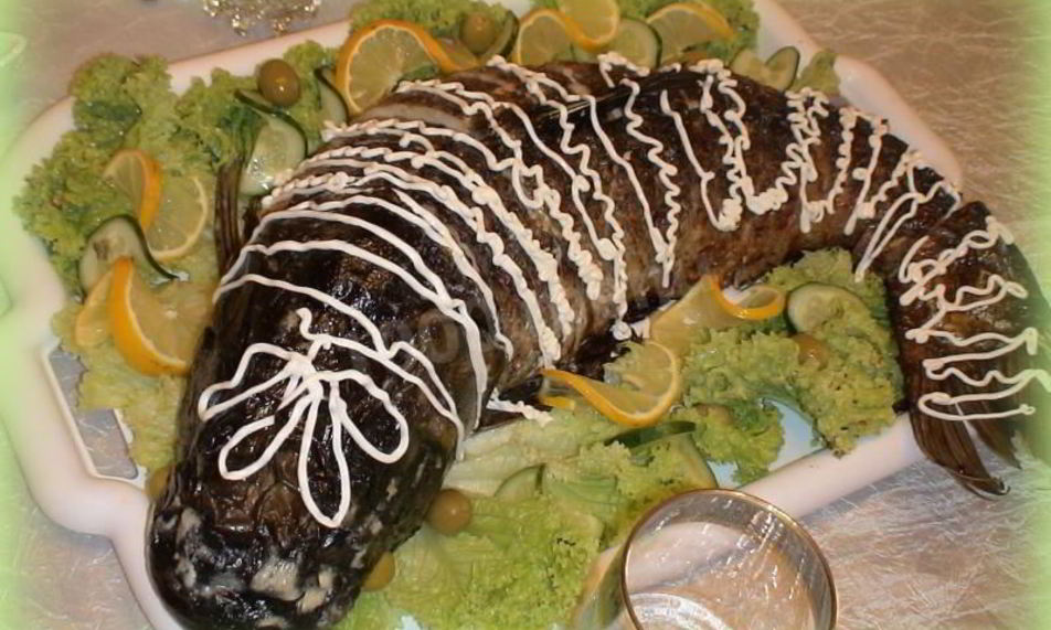 Рецепт фаршированный толстолобик в духовке запеченный