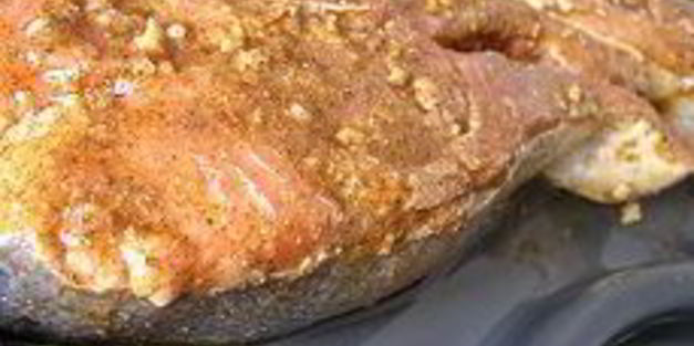 форель по-индийски с картофелем