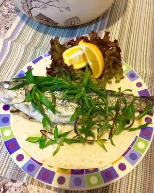 Форель с тархуном