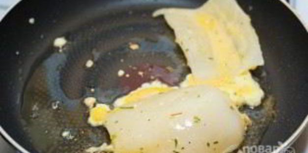 кальмары с брокколи