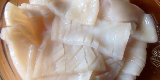 кальмары, жаренные с овощами