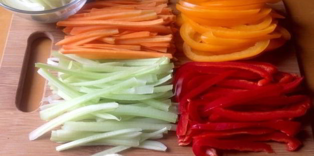 кальмары, жаренные с овощами