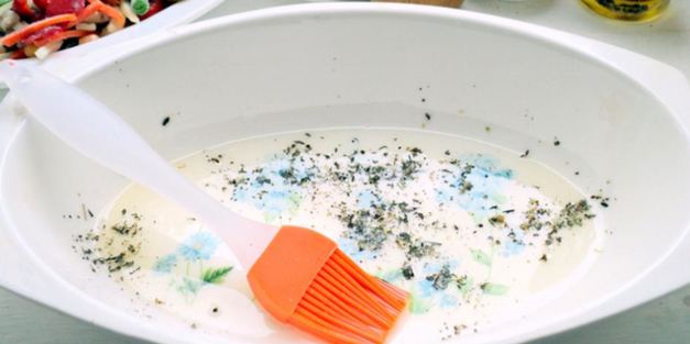 камбала с овощами