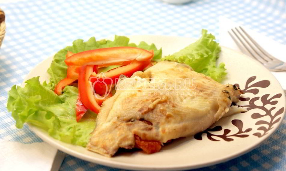 Рецепт камбала с сыром фета