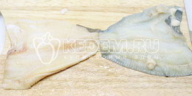 камбала с сыром фета