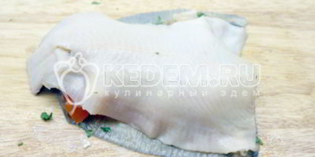 камбала с сыром фета