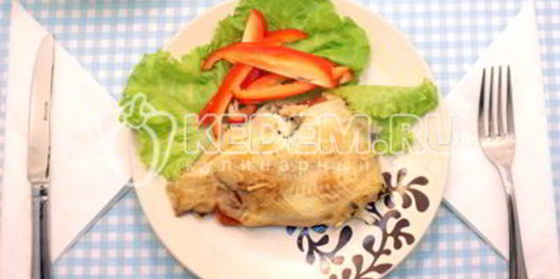 камбала с сыром фета