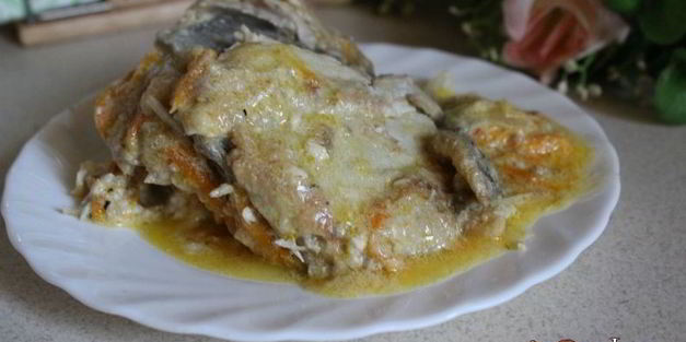 камбала в сметане