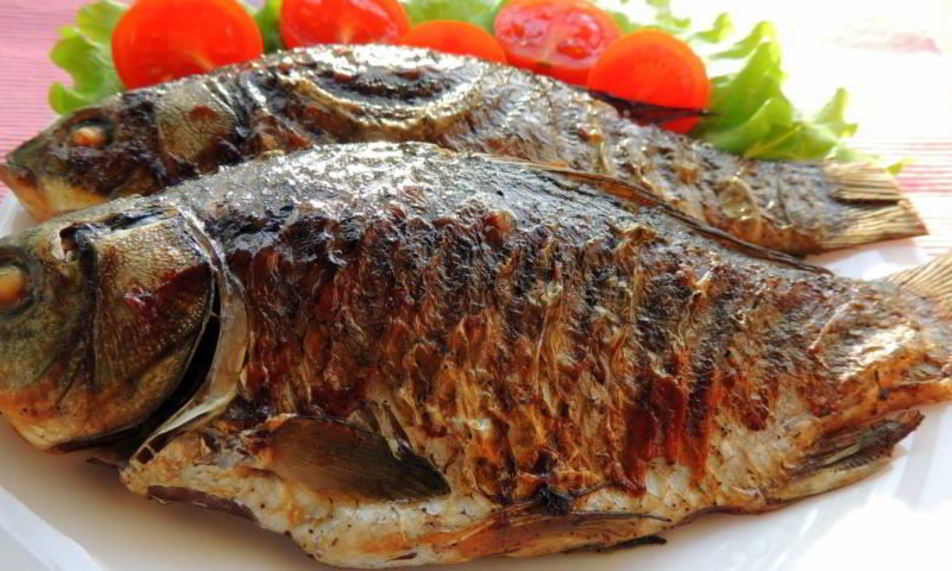 Рецепт карась на гриле