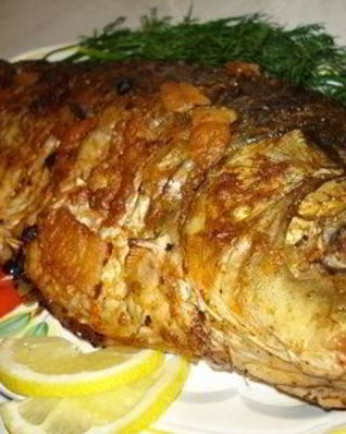 Карась в майонезе в духовке