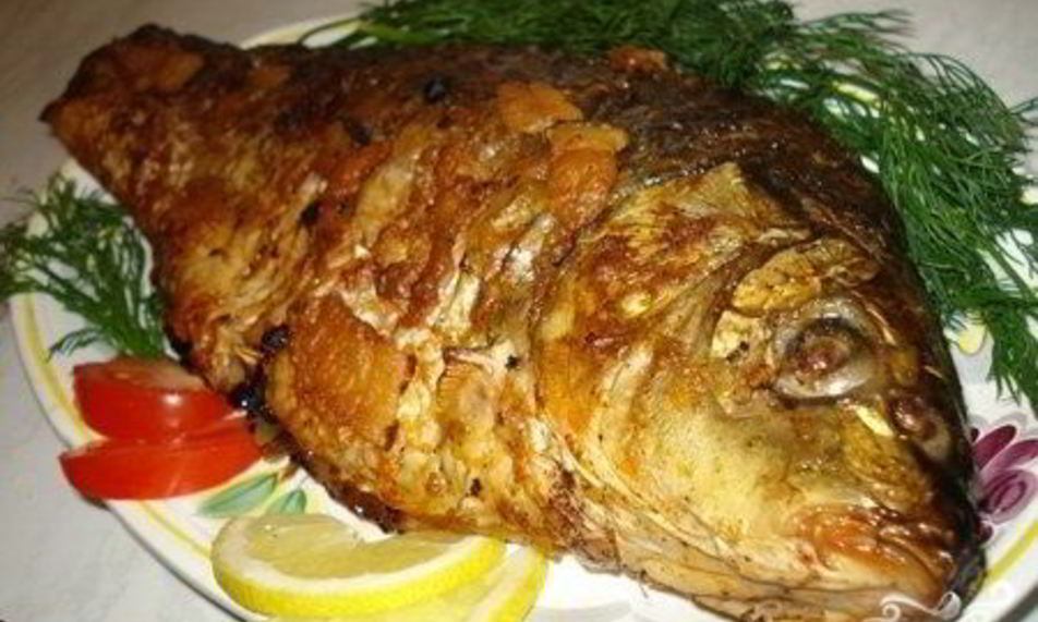 Рецепт карася в майонезе в духовке