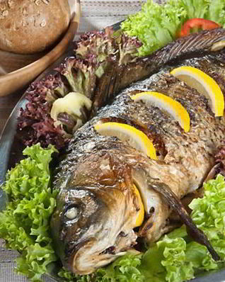 Карп, запеченный в духовке