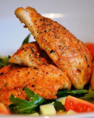 Кефаль жареная