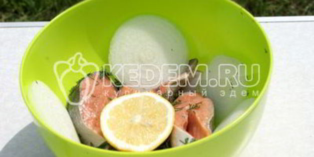 кета на гриле