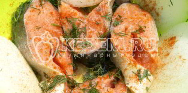 кета на гриле