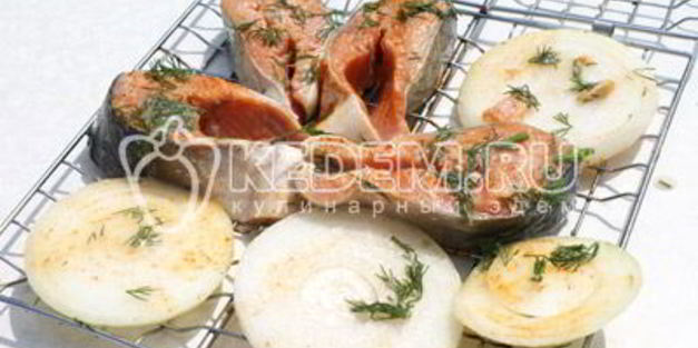 кета на гриле