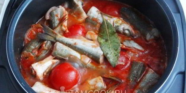 корюшка с томатами в мультиварке