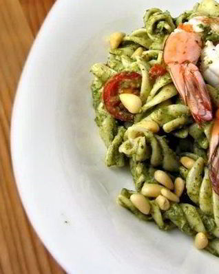 Креветки с маскарпоне