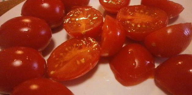 креветки в бренди с гарниром из овощей