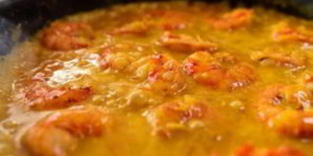 креветки в кокосовом молоке