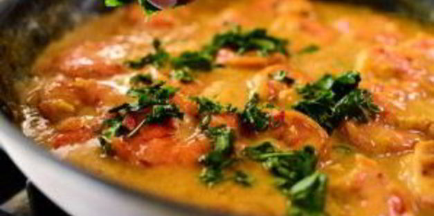 креветки в кокосовом молоке