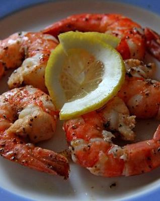 Креветки жареные