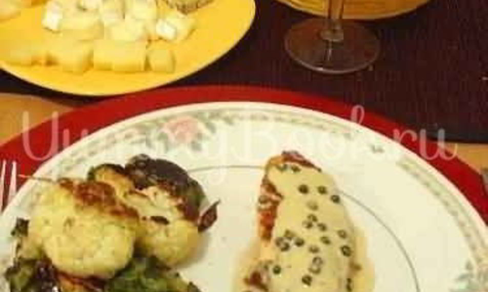 Рецепт лосось с перечным соусом