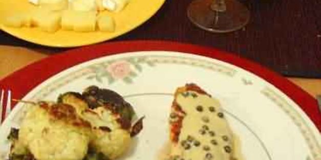 лосось с перечным соусом