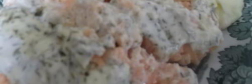 Лосось в духовке