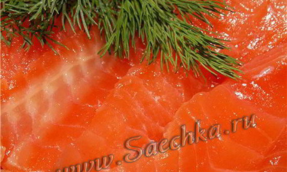 Рецепт малосольная красная рыба по-фински