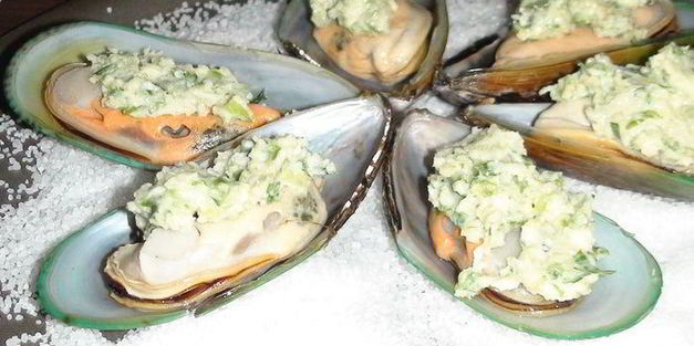 мидии — устрицы рокфеллера