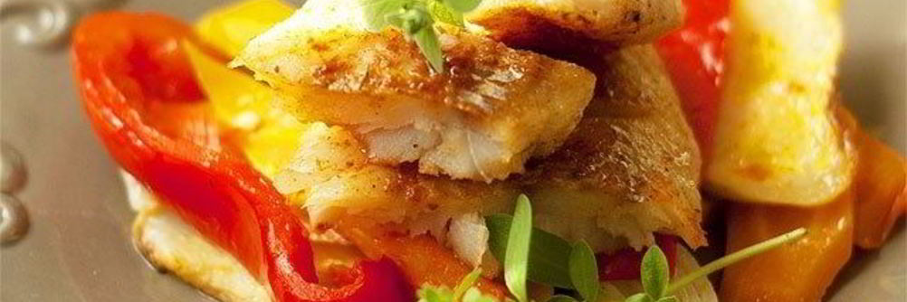 Минтай с овощами