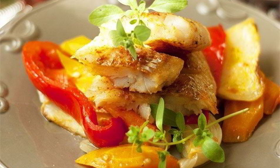 Рецепт минтай с овощами