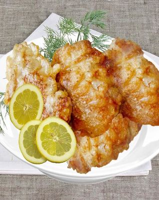 Минтай в кляре на кефире