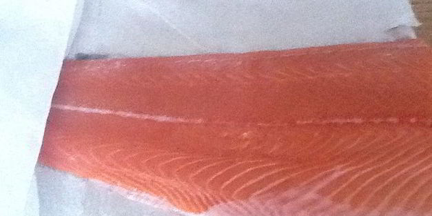 нежная семга с дайконом