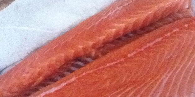 нежная семга с дайконом