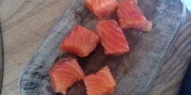 нежная семга с дайконом