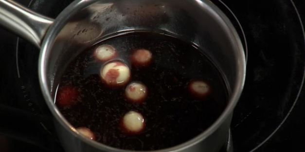 окунь под карамельной корочкой с рисом басмати