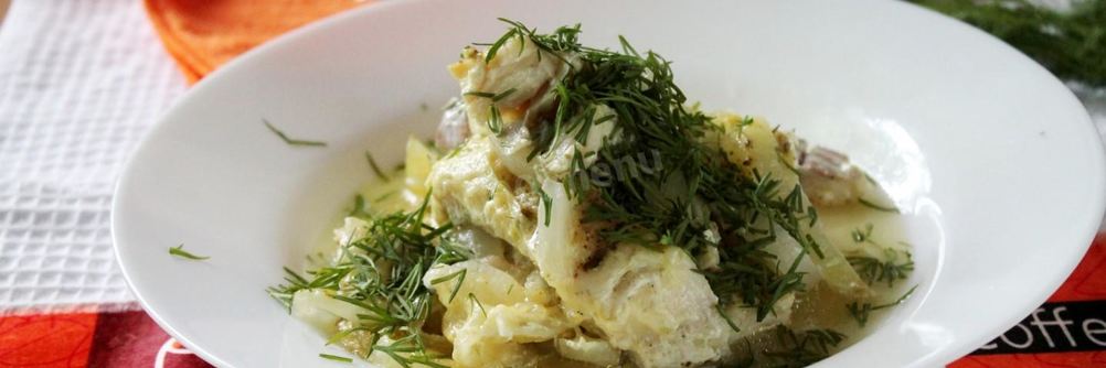 Пикша запеченная в духовке