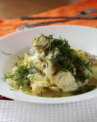 Пикша запеченная в духовке